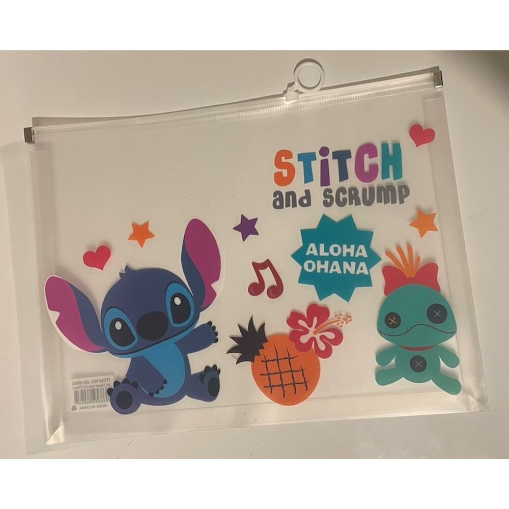 Stitch Zipper Pouch Variety Lilo & Stitch Choose Your Favorite Zip Pouch Design